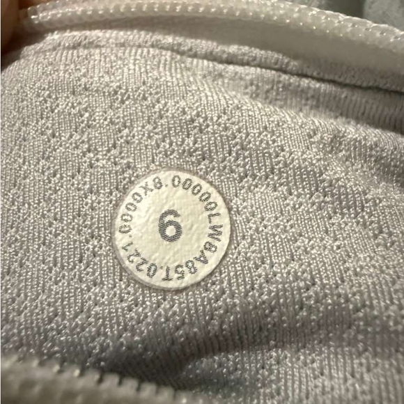Lululemon Athletica White Textured Fabric - Picture 6 of 6